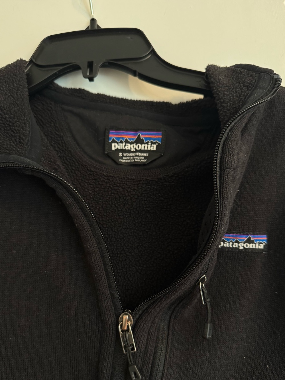 Patagonia Men's Black Full-Zip Fleece Jacket